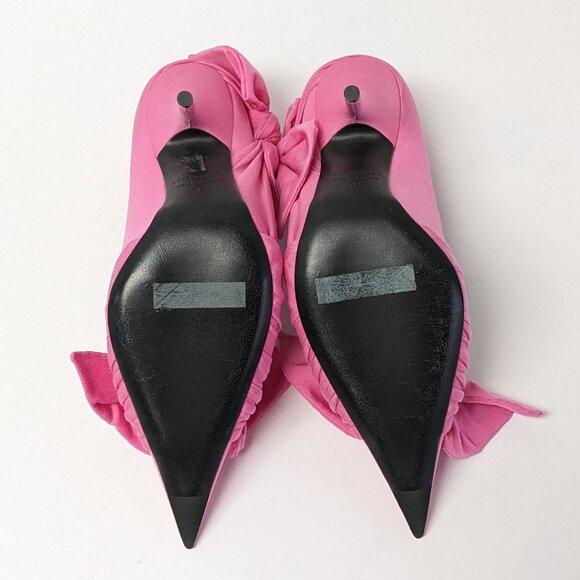 Balenciaga Knife Knot Pumps, Bright Pink, Women's 7 (EU 37) - Picture 8 of 10